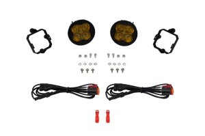 Nissan Titan Fog Light Kit - Diode Dynamics - SS3 Sport Type NO - Yellow - `04-`15